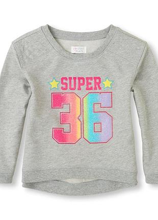 Светр кофта для дівчинки тепла світшот стильний светр