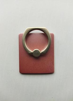 Iring кільце держатель для смартфона рожевий / срібний 1783p