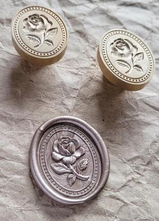 Печатка для сургуча троянда