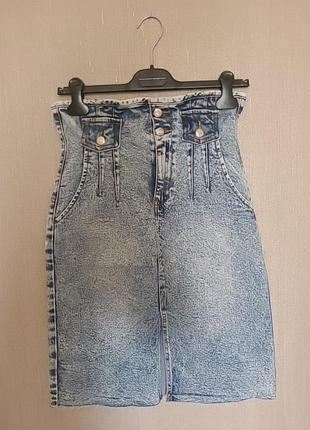 Джинсова спідниця італія