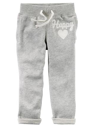 Штаны спортивные для девочки брюки трикотажные картерс carters