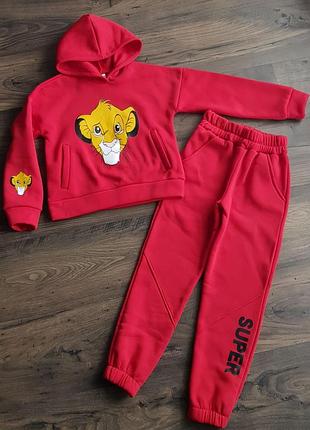 Теплий костюмчик на дівчинку