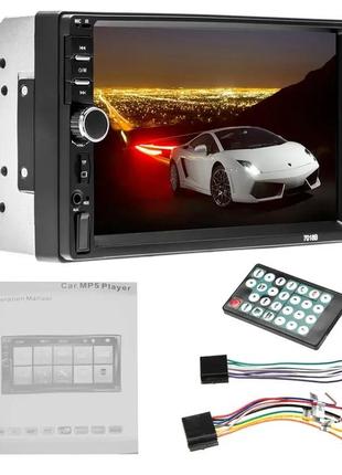 Сток автомагнитола 2 din 7018b с пультом /mp5/bluetooth/usb