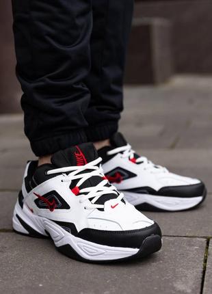 Nike m2k tekno white black red