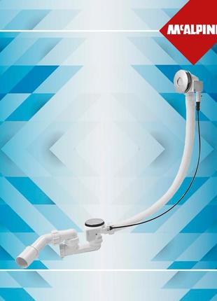 Сифон для ванны автомат 40/50 hc31pb-cp push button mcalpine