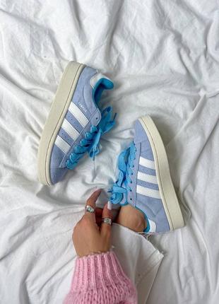 Adidas campus blue7 фото