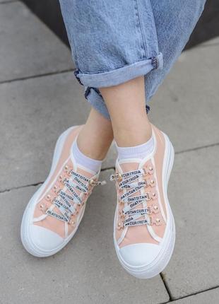 Кеды в стиле диор \ кеды на платформе