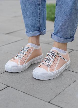 Кеди в стилі діор \ кеди на платформі