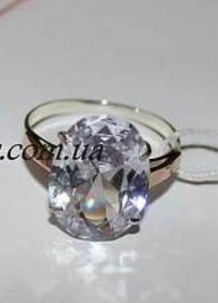 Кольцо серебро с позолотой 18.5р