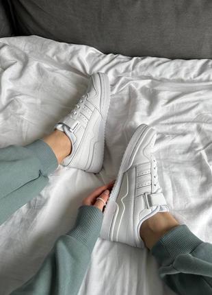 Кроссовки adidas forum 84 low white premium