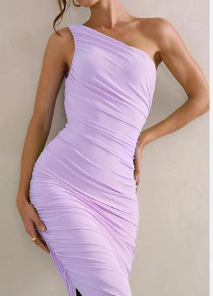 Сукня лавандового кольору1 фото