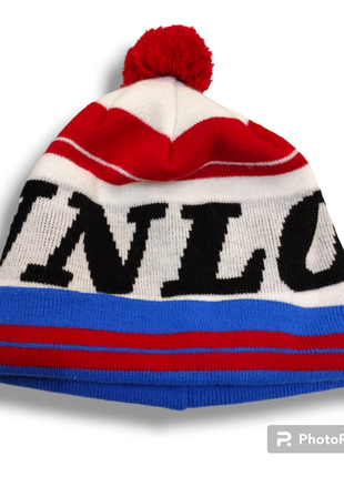 Лыжная шапка с бобоном. зимняя шапка