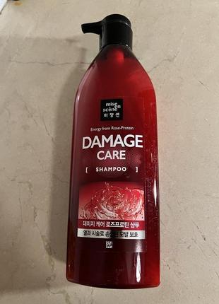 Шампунь для пошкодженого волосся mise en scene damage care shampoo