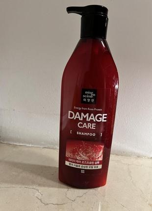 Шампунь для пошкодженого волосся mise en scene damage care shampoo4 фото