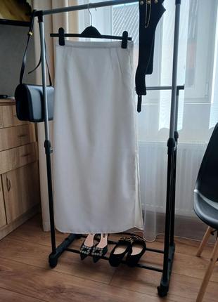 Шикарная юбка-миди с двумя разрезами elena v.2 фото