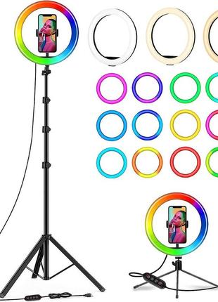 Сток 12,6-дюймова кільцева підсвічування rgb для селфі