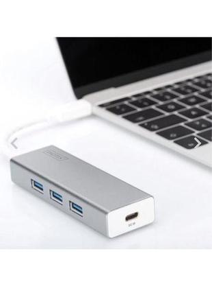 Сток концентратор usb hub адаптер digitus da-70242  3.0 3 port