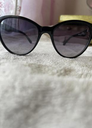 Окуляри чорні кошачі затемнені