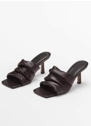 Босоніжки шлепки massimo dutti, zara,