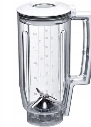 Блендерная чаша пластиковая bosch muz5mx1 для комбайнов серии mum5