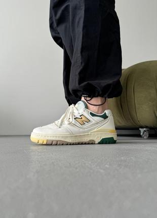 Кроссовки new balance 550 aime leon dore natural green3 фото