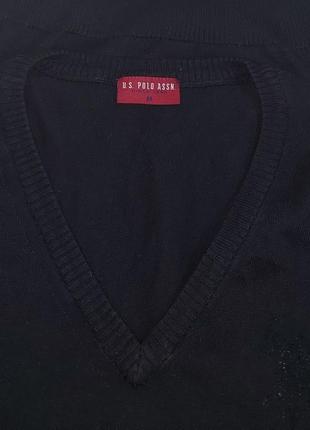 Стильний чорний пуловер u.s. polo assn, made in turkey, 💯 оригінал, блискавичне надсилання 🚀⚡4 фото