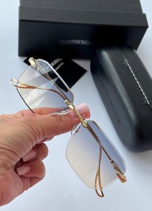 Брендовые очки в стиле chrome hearts💖🔥