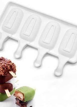 Силіконова форма для морозива ескімо2 фото