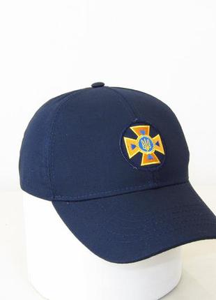 Кепка бейсболка синяя рип-стоп для дснс с кокардой davani 00637-1