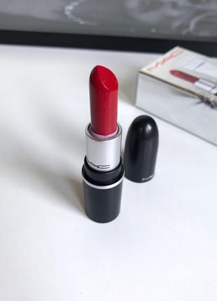 Матовая помада mac cosmetics retro matte lipstick ruby woo2 фото