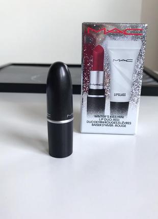 Матовая помада mac cosmetics retro matte lipstick ruby woo3 фото