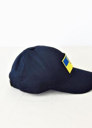 Кепка бейсболка синяя рип-стоп с флагом украины davani 00637-2