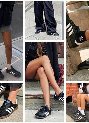 Кроссовки sd adidas samba black