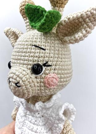 Мягкая игрушка жираф вязаная крючком ручная работа 3