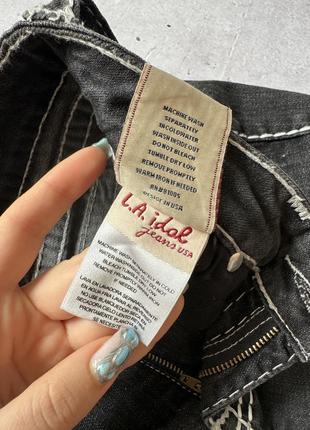 Жіночі скіні джинси в стилі true religion і chrome hearts l.a. idol розмір xs-s9 фото