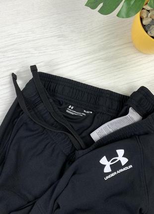 Оригинальные зауженные спортивные штаны under armour черный цвет5 фото