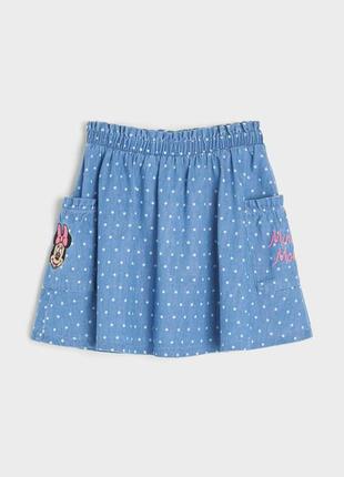 Юбка джинсовая minnie mouse