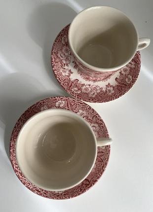 Чашки с блюдцами англия4 фото