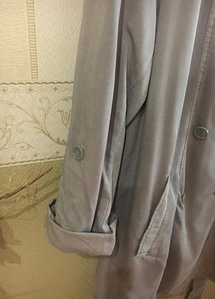 Плащ сірий cream 7