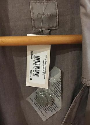 Плащ сірий cream 6