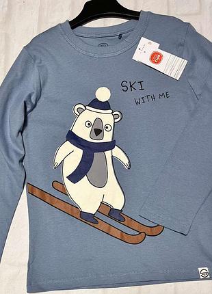 Реглан кофта на мальчика с мишкой