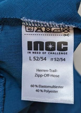 Чоловічі трекінгові штани 2-1 трансформери inoc, німеччина розмір l 52/54 нові! сток.4 фото