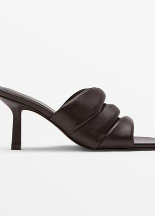 Босоніжки шлепки massimo dutti, zara,8 фото