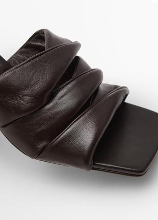 Босоніжки шлепки massimo dutti, zara,9 фото