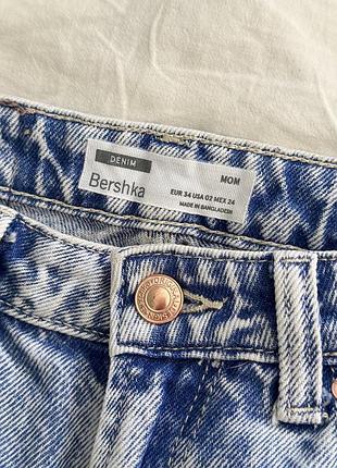 Джинси рвані bershka mom не  zara4 фото