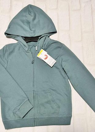 Спортивна кофта з капюшоном 128 см