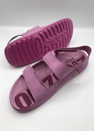 Оригинальные сандалии от бренда ecco кожаные3 фото