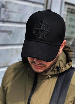 Кепка бейсболка stone island (стон айленд, стон, стоник) с изогнутым козырьком, унисекс wuke one size5 фото