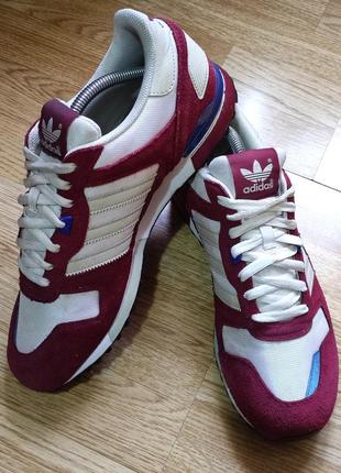 Кожаные кроссовки adidas размер 44,5 29см по стельке