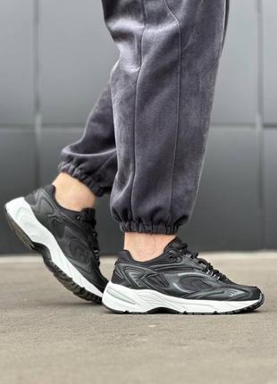 Мужские кроссовки со вставками сетка/натуральная кожа👟